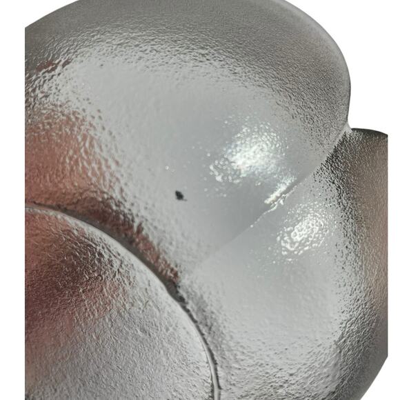 Rosenthal Studio Linie Frosted Petal Flower Bowl Dishes Crystal Signed Set of 2 - Picture 11 of 11